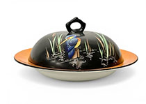 Kingfisher butter dish